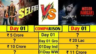 Mission Raaniganj vs Selfiee movie day 1 box office collection comparison।।