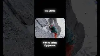two GOATs climb  #climbing #freesolo #alexhonnold #basejump #freesoloclimbing #freeclimbing