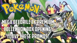 POKEMON TCG OPENING! MEGA BEEDRILL EX COLLECTION BOX! i REALLY LOVE THESE PROMOS