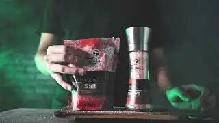 Molino de Sal rosa del Himalaya y su bolsa pouch rellenable ASMR