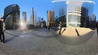 Walk with me! - Toronto - Financial District - Youtube VR - 360 video