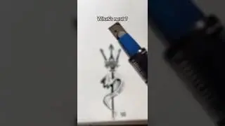 Drawing but with a chisel tip pen. #artshorts #drawingtutorial #calligraphy #pilotpen #logodrawing