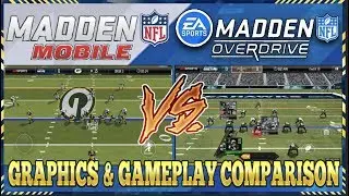 MADDEN MOBILE 19 OVERDRIVE vs. MADDEN MOBILE 18 GRAPHICS & GAMEPLAY COMPARISON!