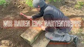 DIY, wir bauen uns eine Gartentreppe aus Dit und Dat, was man so hat #diy #huerta #gardening #garden