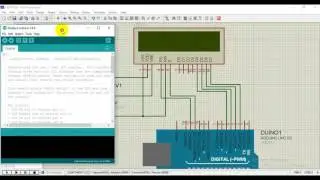 Hello World Lcd 16x2 in proteus