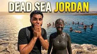 Dead Sea Jordan Budget Tour 🇯🇴 | Amman to Dead Sea by Local Bus | Floating in World's Lowest Point 🌊