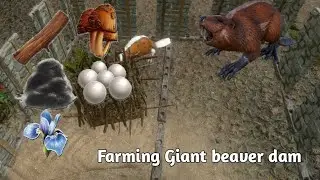 Make Giant beaver dam Farming | ARK SURVIVAL EVOLVED MOBILE