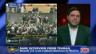 CNN: Professor, Mohammad Marandi 'Iran not like Gadhafi's Libya'
