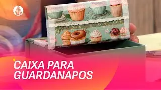 Caixa para guardanapos de coquetel em cartonagem | Fa&ccedil;a Voc&ecirc; Mesmo