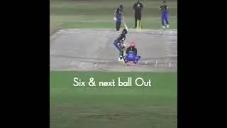 Six & Excellent Reply with Wicket 🏏#spinattack #trendingshorts #cricket #cricketlover #ytshorts