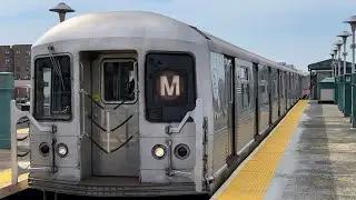 R42 Brown M Train at Bay Parkway&hellip; in 2024