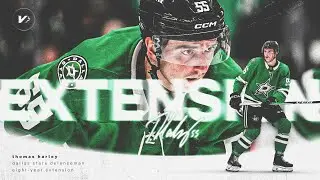 Thomas Harley signs 8-year extension with Dallas Stars