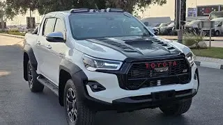 Toyota Hilux Pickup  Double cabin GR Shape  2021 Model Diesel 2.8L Right Hand Drive 4X4 White color