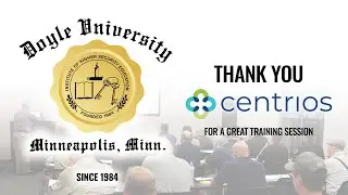 CENTRIOS | Access Control Training | Thank You