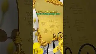 Engraving Gold Mirror Acrylic Wedding Signs with xTool P3