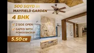 Luxury 4 BHK Builder Floor for Sale in Mayfield Garden Gurgaon | 500 Sqyds | 2 Side Open | ₹5.50 Cr