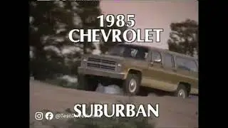 1985 Chevrolet Suburban Manufacturer Laserdisc Promotional Video