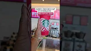 НЕ ПРОПУСТИТЕ ДЕНЬ КРАСНОЙ ЧАШКИ В STARBUCKS ✨#starbucks #redcupday #fastfood #deals