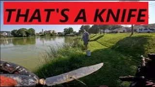 Found a GIANT Metal Cheez-It and a KNIFE?! Sayre Pond Magnet Fishing Adventure. Pruyne Time.
