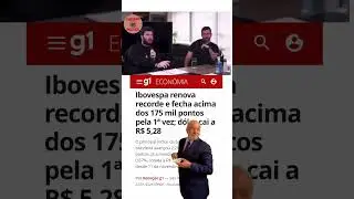 Ibovespa renova recorde e fecha acima dos 175 mil pontos pela 1&ordf; vez; d&oacute;lar cai a R$ 5,28.