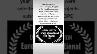 Trapped In The Hood Documentary Series Episode 1 has been selected for Europe International