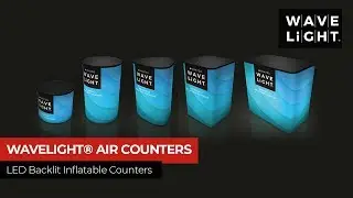 WaveLight&reg; Air LED Backlit Inflatable Counters