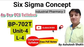 Six Sigma Concept/Introduction & Methods/BP-702T/IP-2/Unit-4/
