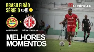 Confira os melhores momentos de JUAZEIRENSE-BA 1 X 1 AMÉRICA-RN pelo Brasileirão Série D Will Bank