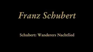 Franz Schubert - Nach einem Gewitter, D. 561