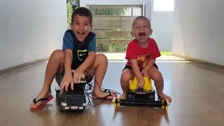 Carregado e cantando galera da rodagem.