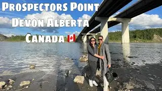 Prospectors Point Devon Alberta Canada ||Twin Bridge and Beautiful Tourist Spot under the Bridge