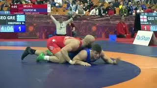 Qual. GR - 97 kg: G. MELIA (GEO) v. M. IOSIFIDIS (GRE)