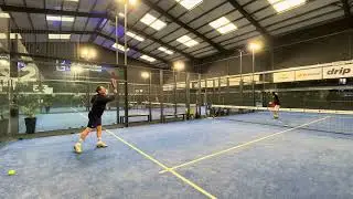 LTA Padel Readiness Test.  Demonstration Skills. Regaining the net
