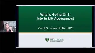 Intro to Mental Health Assessment