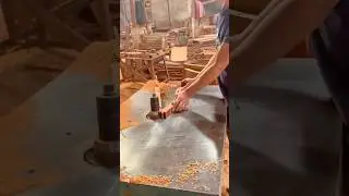 Industrial Woodworking Process Using a Spindle Moulder for Precision Shaping