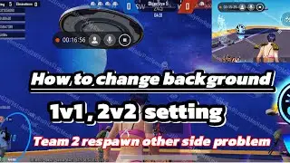 1v1,2v2👆👆✅Beautiful background___how to change background___1v1,2v2 map setting__wow june creation