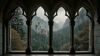 Window View |  Cozy Rainy Window View | Gentle Rain & Soft Wind Ambience for Sleep, Study & Relax