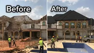 He Was Actually Paid This Amount To Remove The Old Roof And Then Install This One In Edo State.