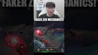 FAKER ZED MECHANICS!😱 T1 FAKER STREAM ZED KR SOLOQ!🔥 #faker #fakerlol #t1 #t1faker #zed