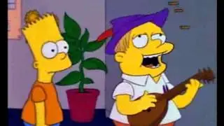 bart listing to martin playing to stupid music
