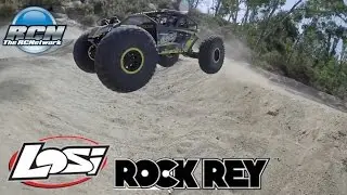 Losi Rock Rey - Running Video and Back Flip!