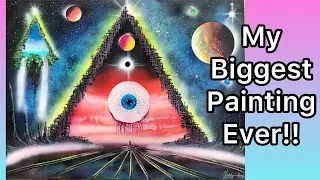 Best Spray Paint Art I&rsquo;ve Ever Created? &ldquo;REFLECTIONS PAST&rdquo; Spray Paint Art by STAR GAZER