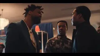 BMF 03x03 - Meech meets Glock and get into a big fight and red dogs shows up - scene (HD)