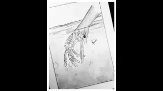 How to draw pencil drawing ||human finger in water || it's amazing draw ||step by step.