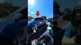 Nice Officer Helps Biker Get Through An Intersection! 😨
