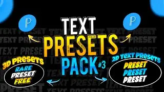 2D+3D Text Presets .PLP Files Pack | Android Pixellab Text Presets Rare Pack |#textpreset