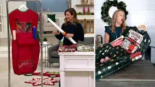 Honey-Can-Do Hanging Gift Wrap Organizer on QVC