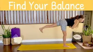 30-Minute | Slow Flow Yoga | Balance Challenge for Strength & Stability