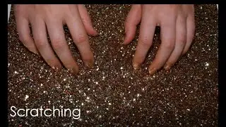 ASMR Scratching Glitter Textured Sheet (No Talking)