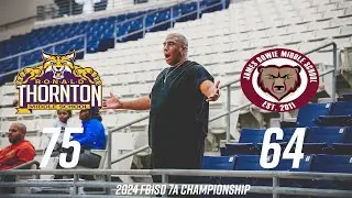 7A Championship | Ronald Thornton MS -vs- James Bowie MS Game Recap